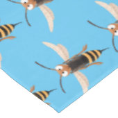 Grappig woedende wesp cartoon illustratie tafelkleed (Gekanteld)