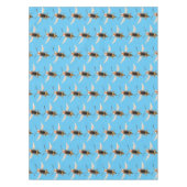 Grappig woedende wesp cartoon illustratie tafelkleed (Voorkant)