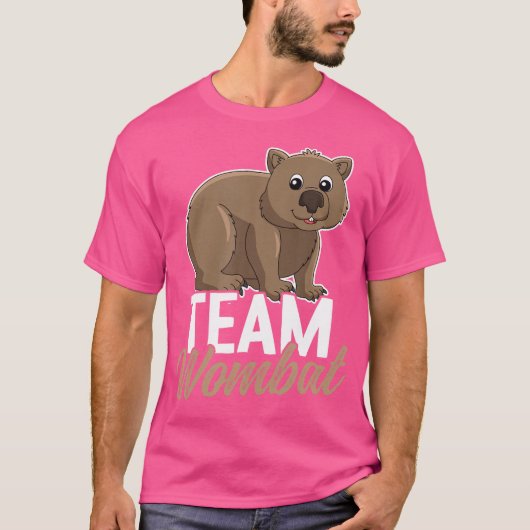 Grappig Wombat Gezegde Wombats T-shirt (Voorkant)