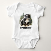 Grappig Woodland Skunk Tekst toevoegen Romper (Voorkant)