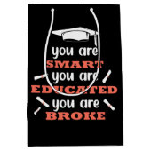 Grappig woord kunst Afstuderen Medium Cadeauzakje (Voorkant)