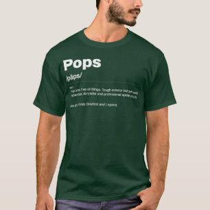 Grappig woordenboek definitie vaders dag cadeau t-shirt