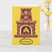 Grappig woordje dank je uit de grond van mijn hart kaart (Gele Bloem)