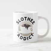 Grappig woordspel Sleepy Sloth Grote Koffiekop (Rechts)
