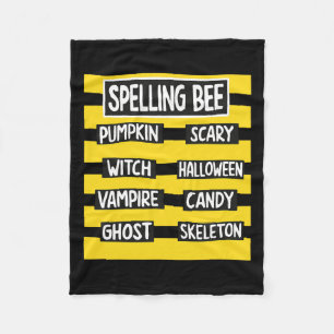 Grappig woordspeling Halloween kostuum voor lerare Fleece Deken