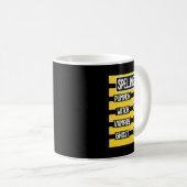 Grappig woordspeling Halloween kostuum voor lerare Koffiemok (Voorkant rechts)