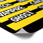 Grappig woordspeling Halloween kostuum voor lerare Poster (Hoek)