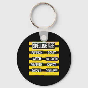 Grappig woordspeling Halloween kostuum voor lerare Sleutelhanger