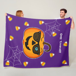 Grappig woordy Pumpkin iconic winkS Trekt alleen!! Fleece Deken