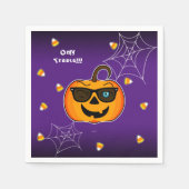 Grappig woordy Pumpkin iconic winkS Trekt alleen!! Servet (Voorkant)