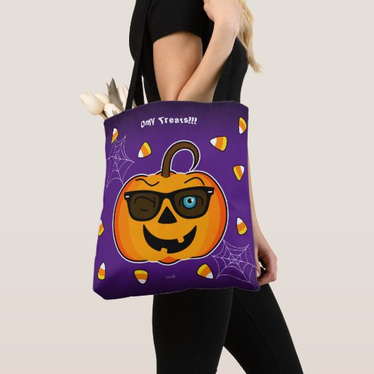 Grappig woordy Pumpkin iconic winkS Trekt alleen!! Tote Bag (Dichtbij)