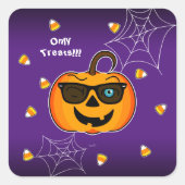 Grappig woordy Pumpkin iconic winkS Trekt alleen!! Vierkante Sticker (Voorkant)