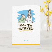 Grappig word goed Kaart (Gele Bloem)