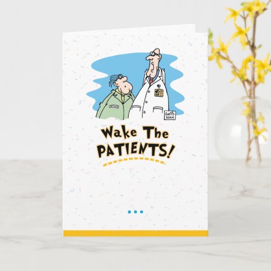 Grappig word goed Kaart (Gele Bloem)