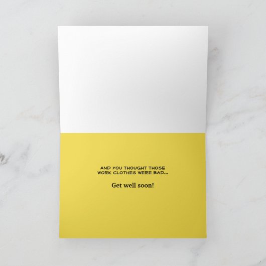 Grappig word goed spoedig de Cartoon van de Kaart (Binnen)