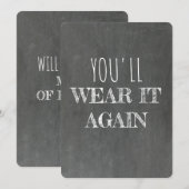 Grappig, word jij mijn bruidsmeisje? kaart (Voorkant / Achterkant)