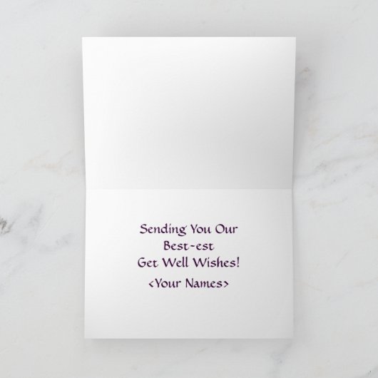 Grappig word - Leuke Witte Koe - goed Boerderij of Kaart (Binnen)