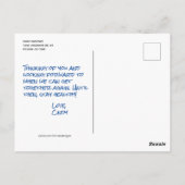 Grappig word me wakker als de quarantaine voorbij  briefkaart (Achterkant)