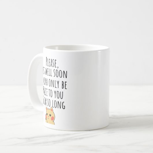 Grappig, word snel beter koffiemok (Voorkant links)