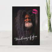 Grappig word snel goed Kaart ft. Indiaan (Voorkant)