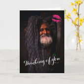 Grappig word snel goed Kaart ft. Indiaan (Gele Bloem)