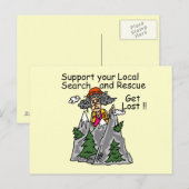 Grappig word Verloren Briefkaart (Voorkant / Achterkant)