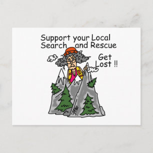 Grappig word Verloren Briefkaart