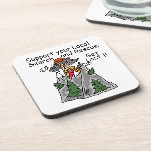 Grappig word Verloren Drankjes Onderzetter (Linkerzijde)