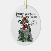 Grappig word Verloren Keramisch Ornament (Rechts)