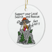 Grappig word Verloren Keramisch Ornament (Links)