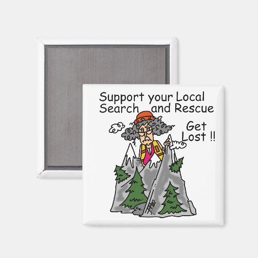 Grappig word Verloren Magneet (Voorkant / Achterkant)