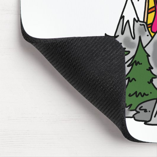 Grappig word Verloren Muismat (Hoek)