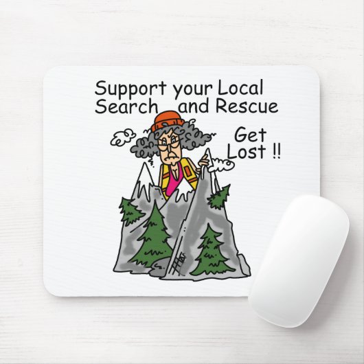 Grappig word Verloren Muismat (Met muis)