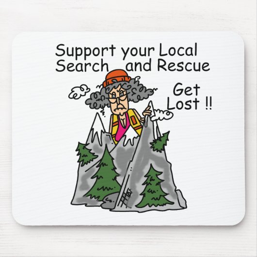 Grappig word Verloren Muismat (Voorkant)