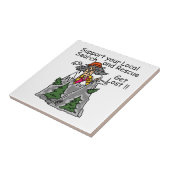 Grappig word Verloren Tegeltje (Zijkant)