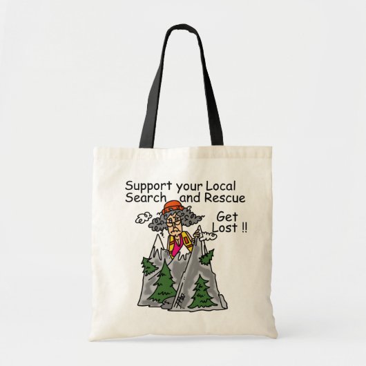 Grappig word Verloren Tote Bag (Voorkant)