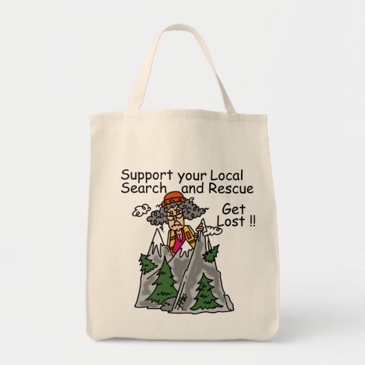 Grappig word Verloren Tote Bag (Voorkant)