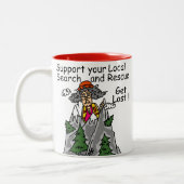 Grappig word Verloren Tweekleurige Koffiemok (Links)