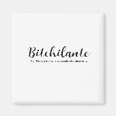 Grappig Worddefinitie typografie Citaat Magneet (Voorkant)