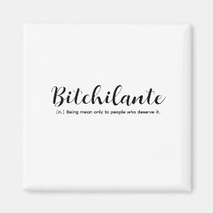 Grappig Worddefinitie typografie Citaat Magneet