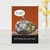 Grappig wordt snel goed, nog steeds ziek en schilf kaart (Gele Bloem)