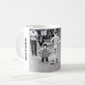 Grappig worstelen koffiemok (Voorkant links)