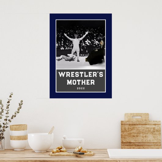 Grappig worstelen poster (Keuken)