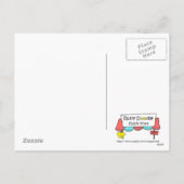 Grappig X'mas Briefkaart: Kerstman klaagt over baa Feestdagenkaart (Achterkant)