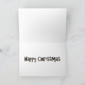 Grappig Xmas Turkije Feestdagen Kaart (Binnen)