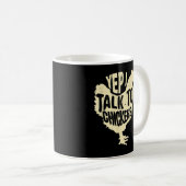 Grappig yep ik praat met kippen cadeau koele dier  koffiemok (Voorkant rechts)