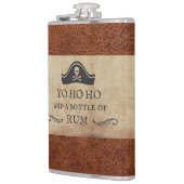 Grappig Yo Ho Ho en een fles Rum Pirate Heupfles (Links)