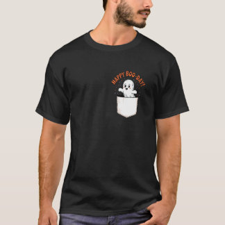 Grappig Zak Geest Halloween Kostuum Trick or Trea T-shirt