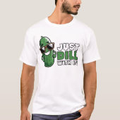 Grappig zal augurk woord kunst t-shirt (Voorkant)