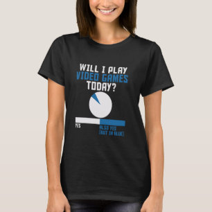 Grappig Zal Ik Vandaag Videogames Spelen Cirkeldia T-shirt